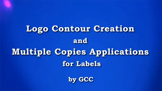 Aplicaciones de creación de contornos de logotipos y copias múltiples para etiquetas