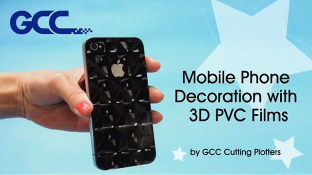用 3D PVC 薄膜装饰手机