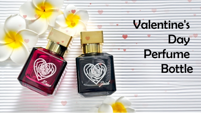 Láser GCC: botella de perfume del día de San Valentín