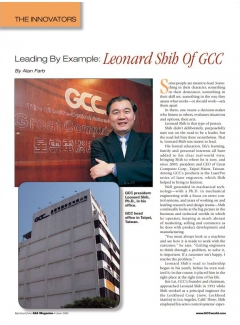 The Innovator – Leonard Shih of GCC written by Alan Farb of A&E magazine.