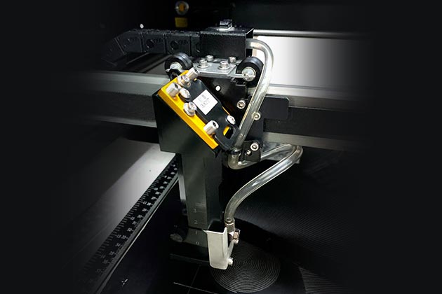 New Design of X500III Pro Carriage - GCC X500III Pro 100-150W CO2 Laser Cutter